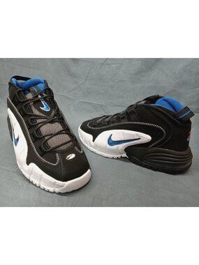 Nike Air Max Penny (GS) Black Varsity Royal White Sneaker Boy Size 6 NEW IN BOX!